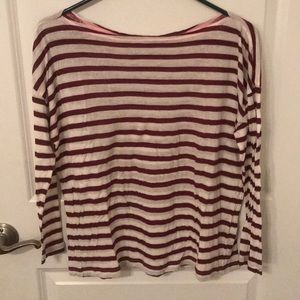 j crew boatneck tee
